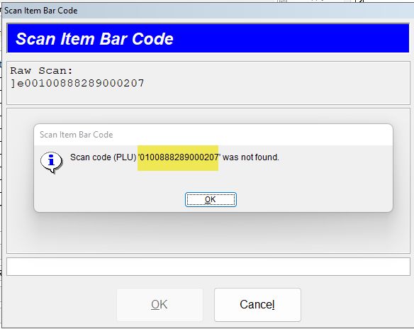 3024 Produce Code Barcodes on Produce